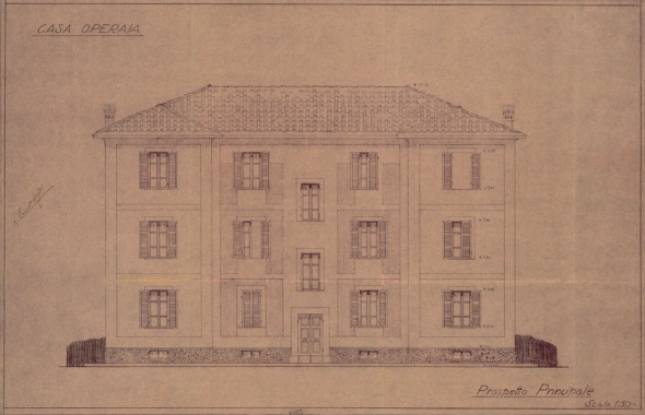 Archivio di Stato di Rieti, ACR, b. 0478 - Camporeatino, Casa Operaia, 1936